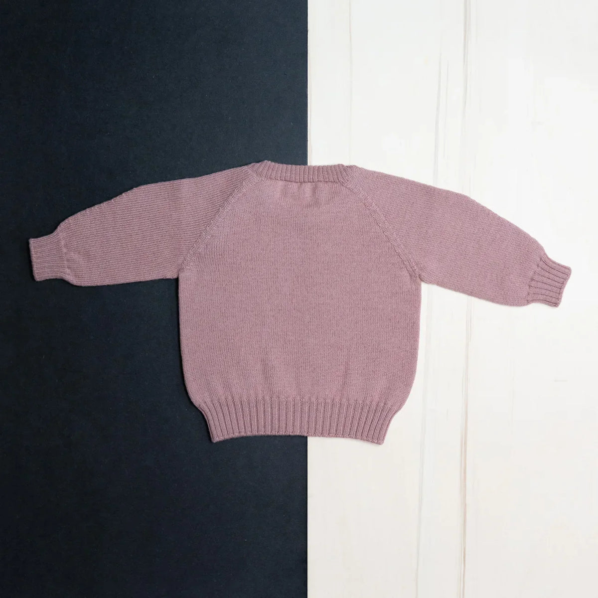 THE WOOLLY BABY SWEATER - rose