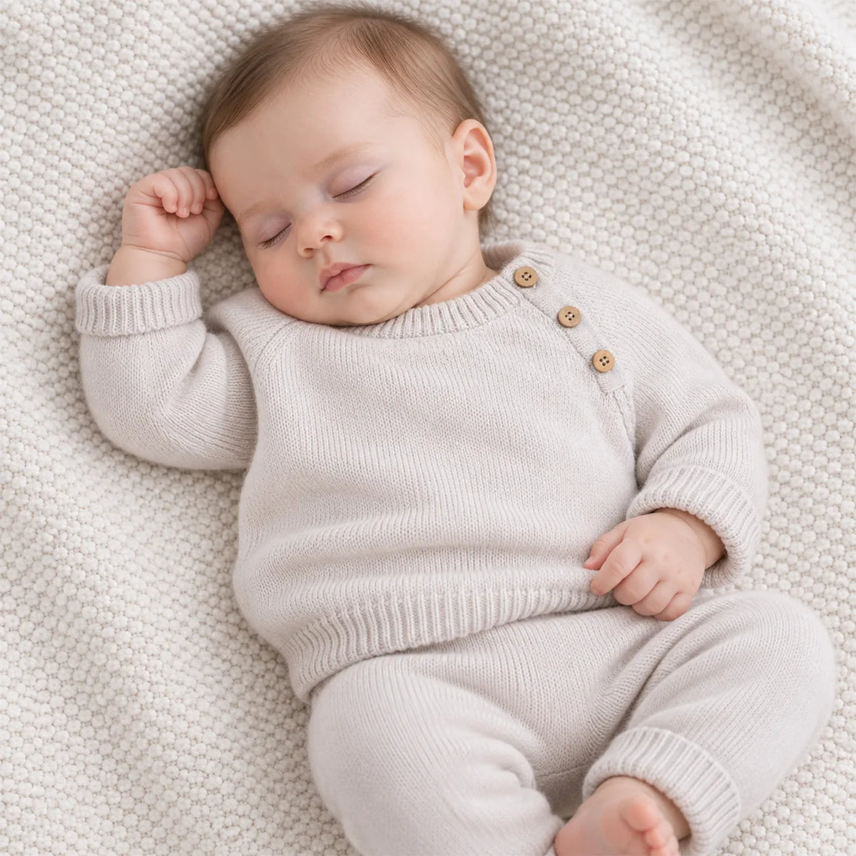 THE WOOLLY BABY SWEATER - rose