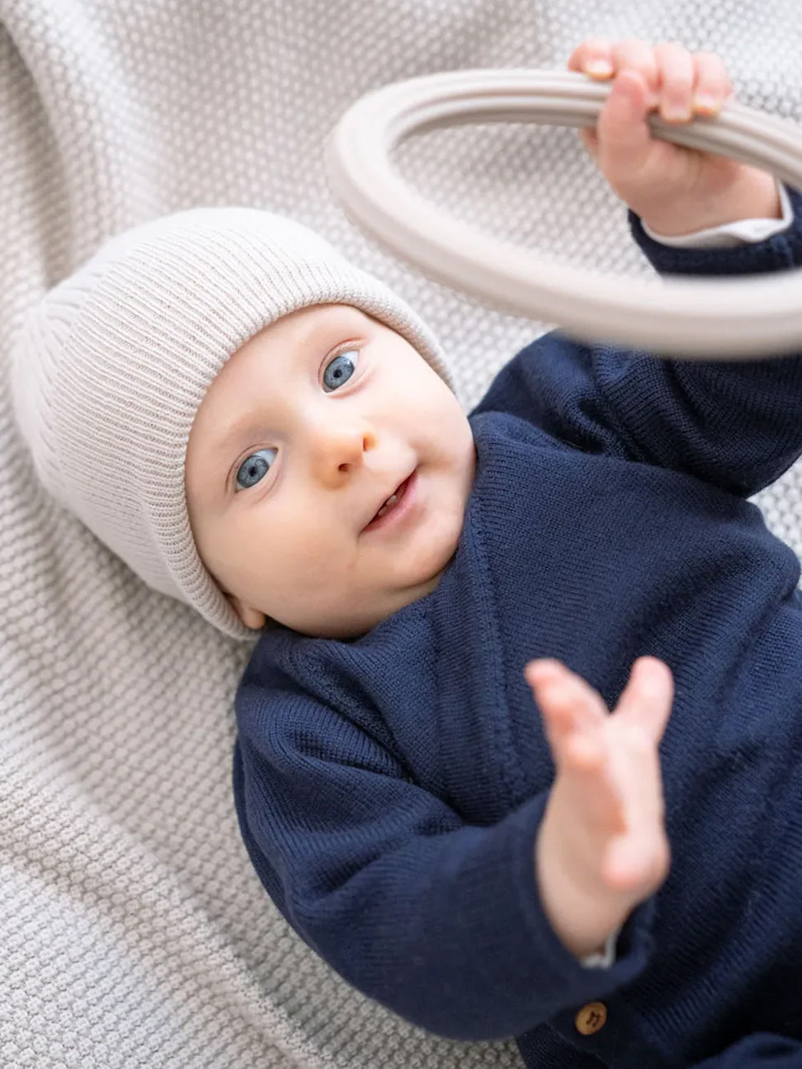 THE WOOLLY BEANIE - midnight blue