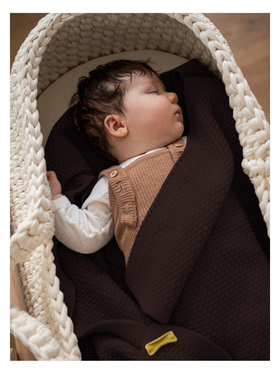 THE WOOLLY BLANKET - chocolate