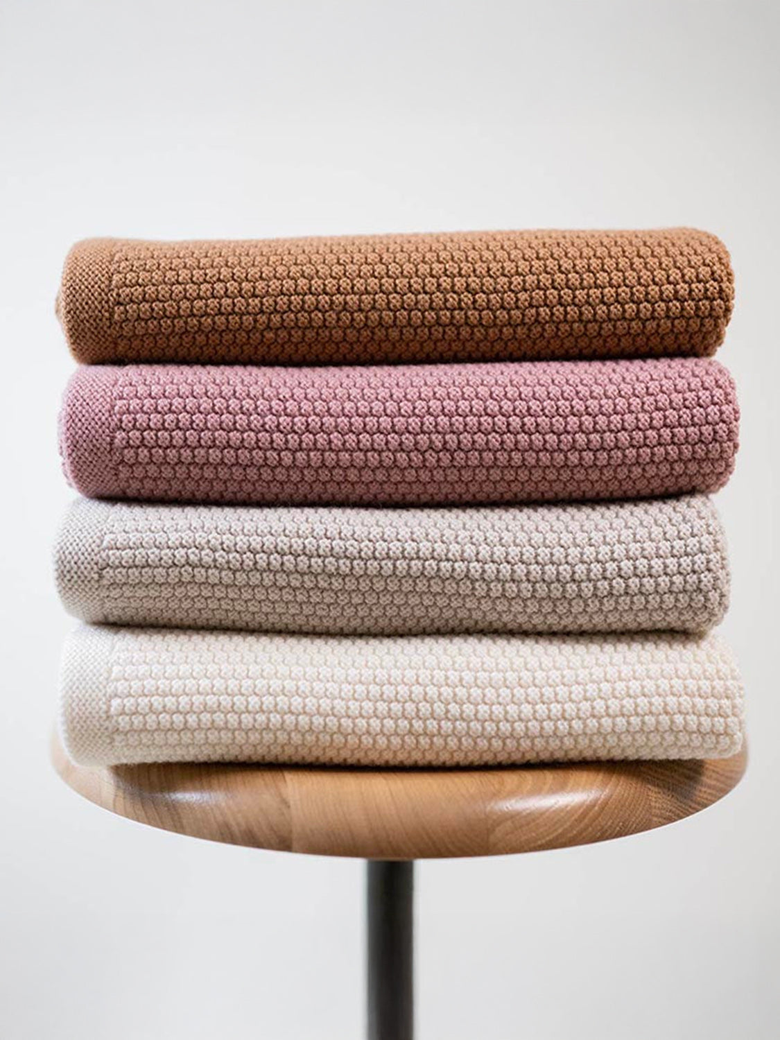 THE WOOLLY BLANKET - mauve