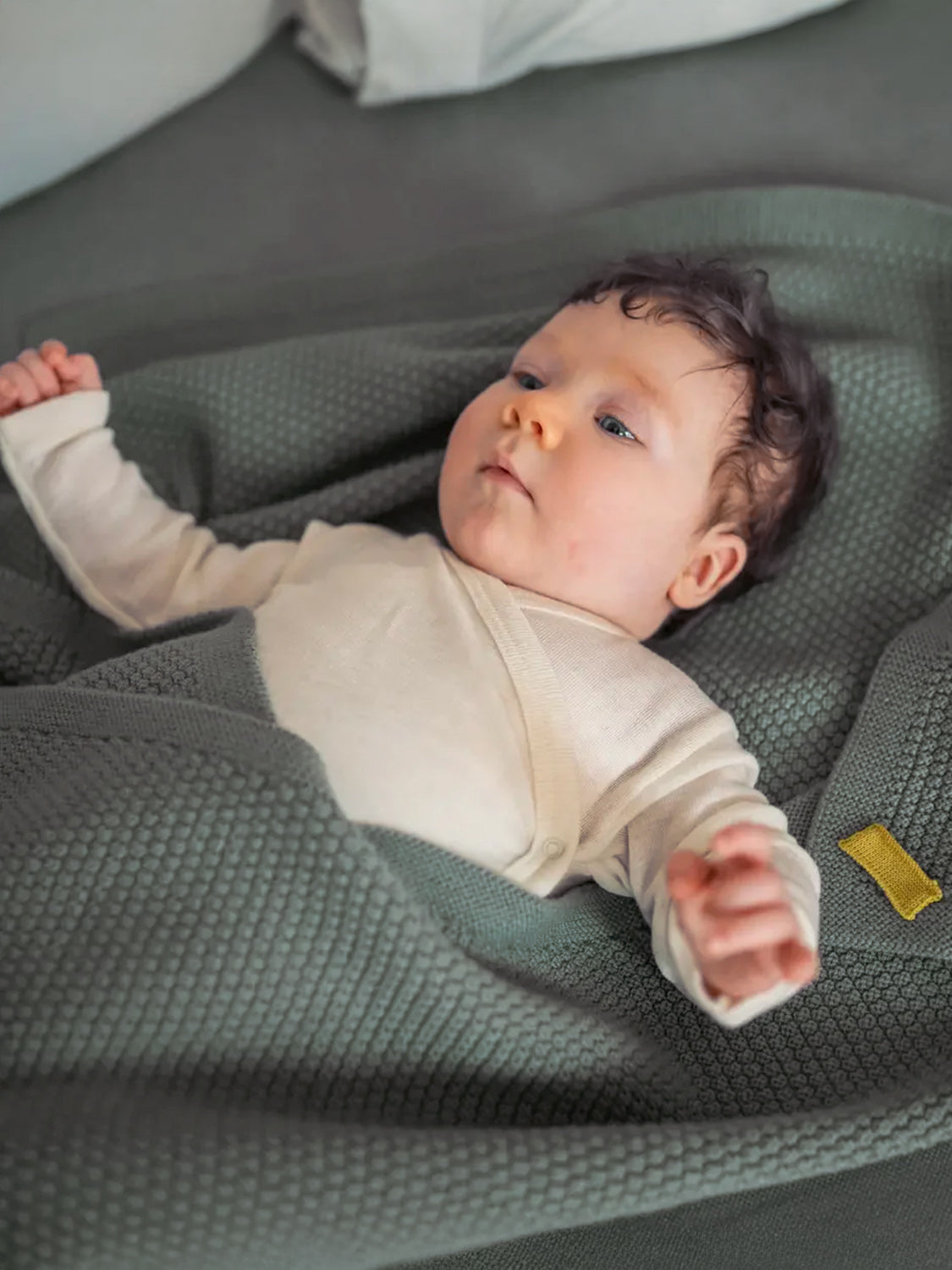 THE WOOLLY BLANKET - sage