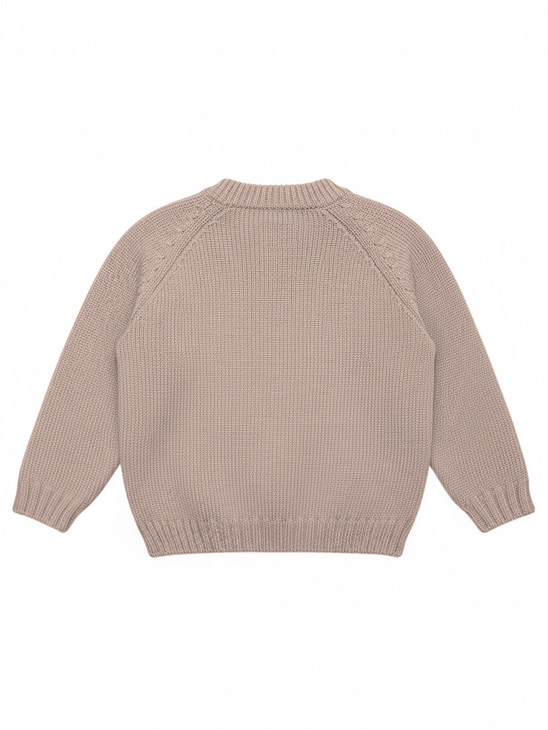THE WOOLLY CARDIGAN - cappuccino