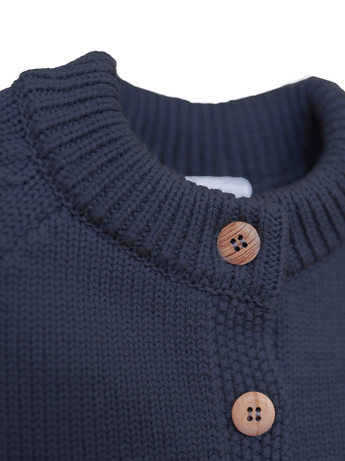 THE WOOLLY CARDIGAN - midnight blue