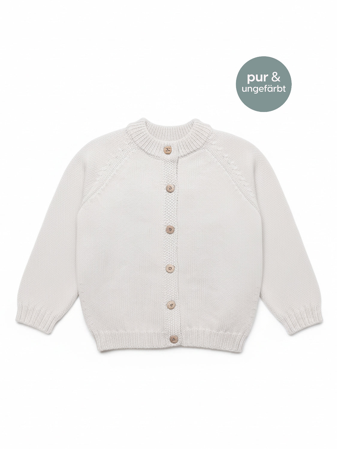 THE WOOLLY CARDIGAN - pure