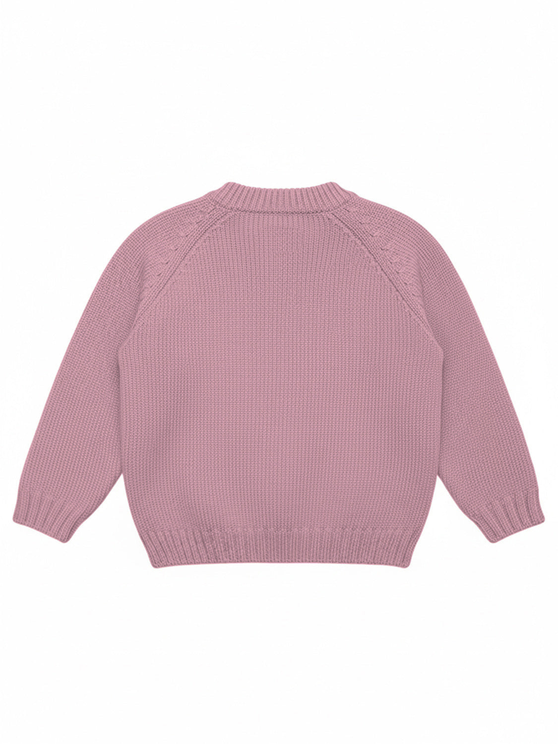 THE WOOLLY CARDIGAN - rose