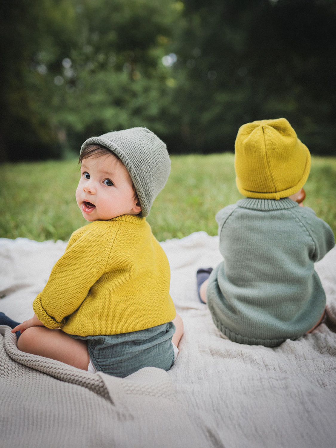 THE WOOLLY CARDIGAN - sage