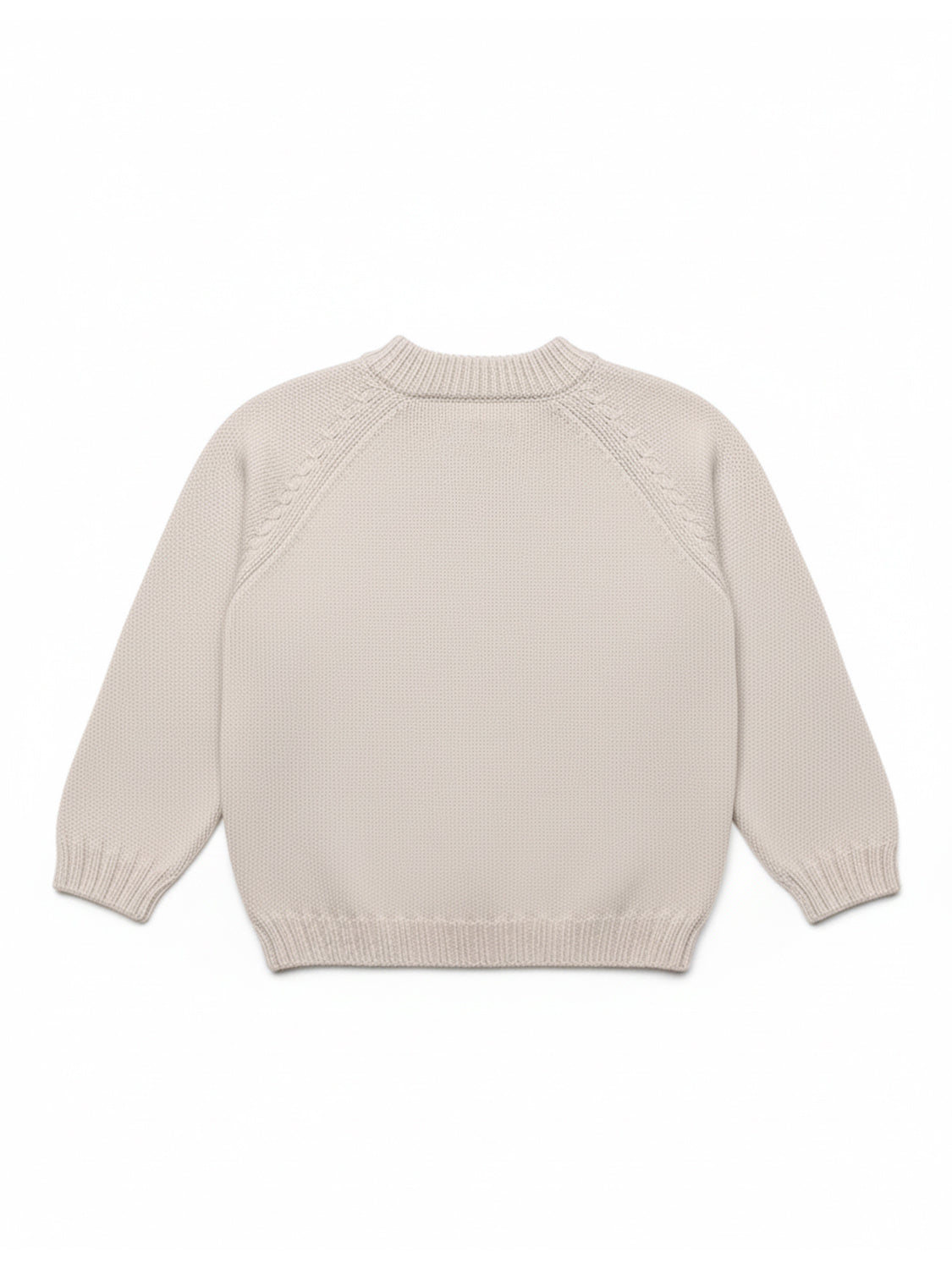 THE WOOLLY CARDIGAN - sand