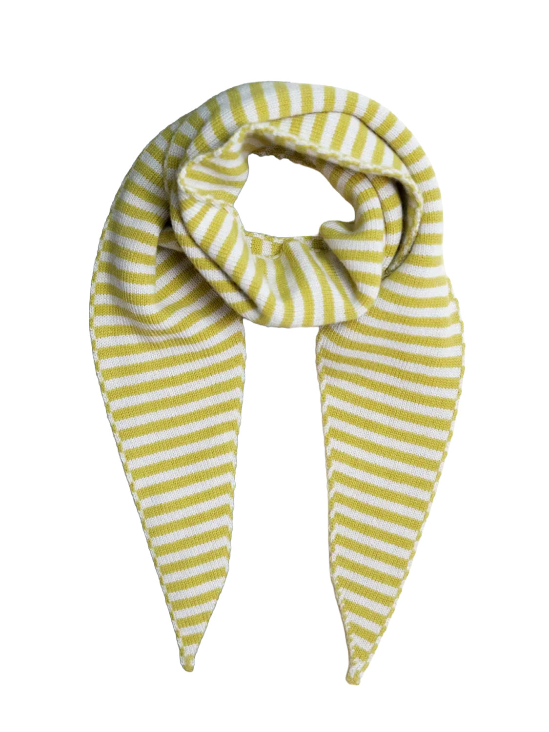 The Woolly Family Scarf Striped Sand / Quince