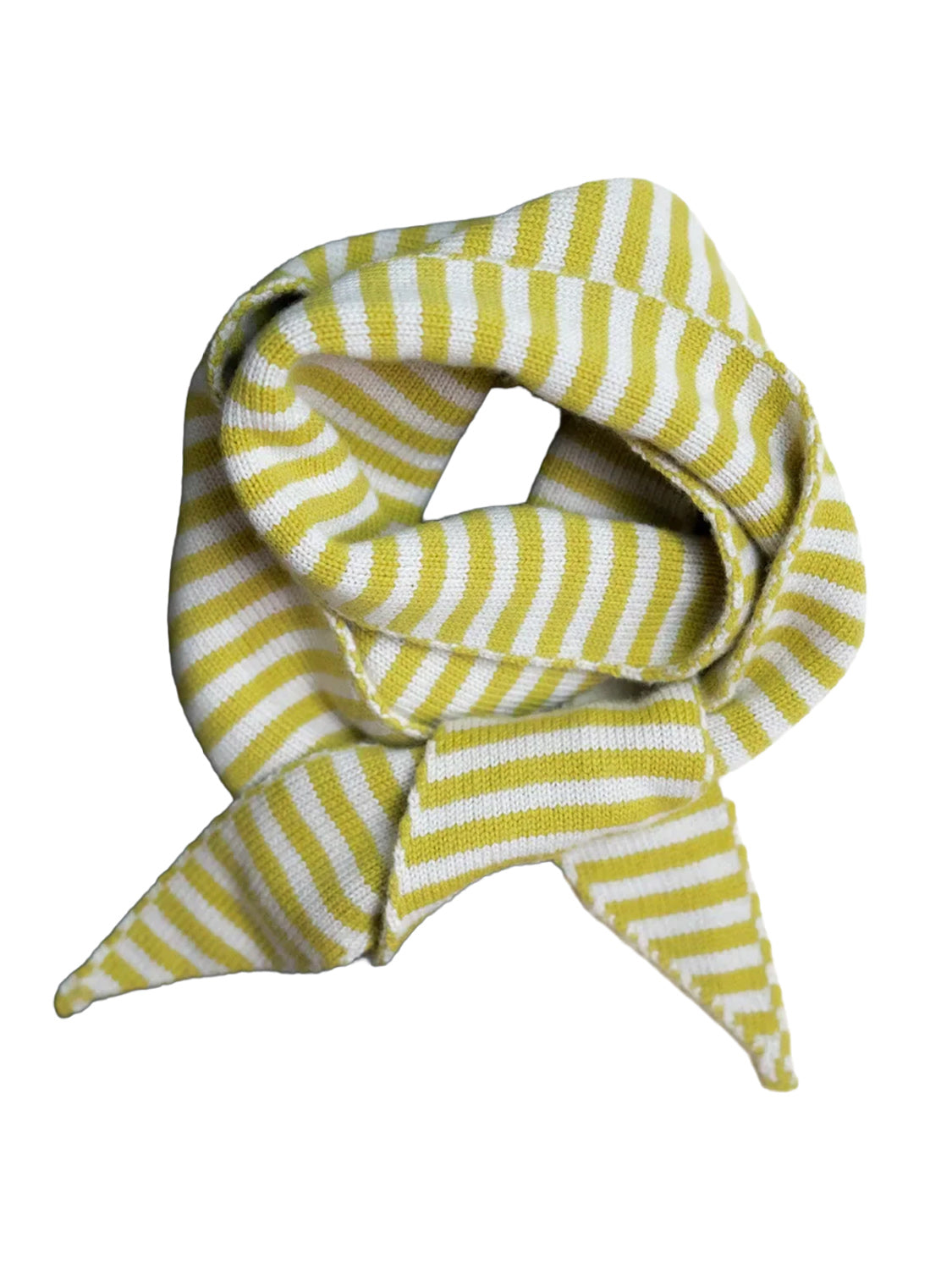 The Woolly Family Scarf Striped Sand / Quince