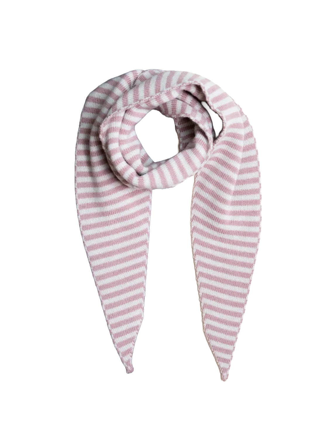 The Woolly Family Scarf Striped Sand / Rose