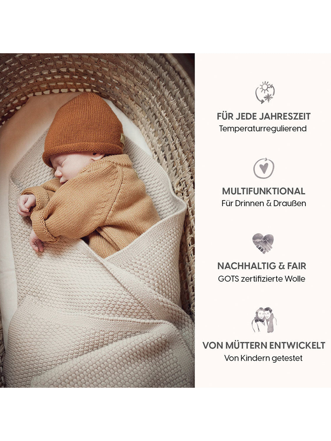 THE WOOLLY HAT - camel