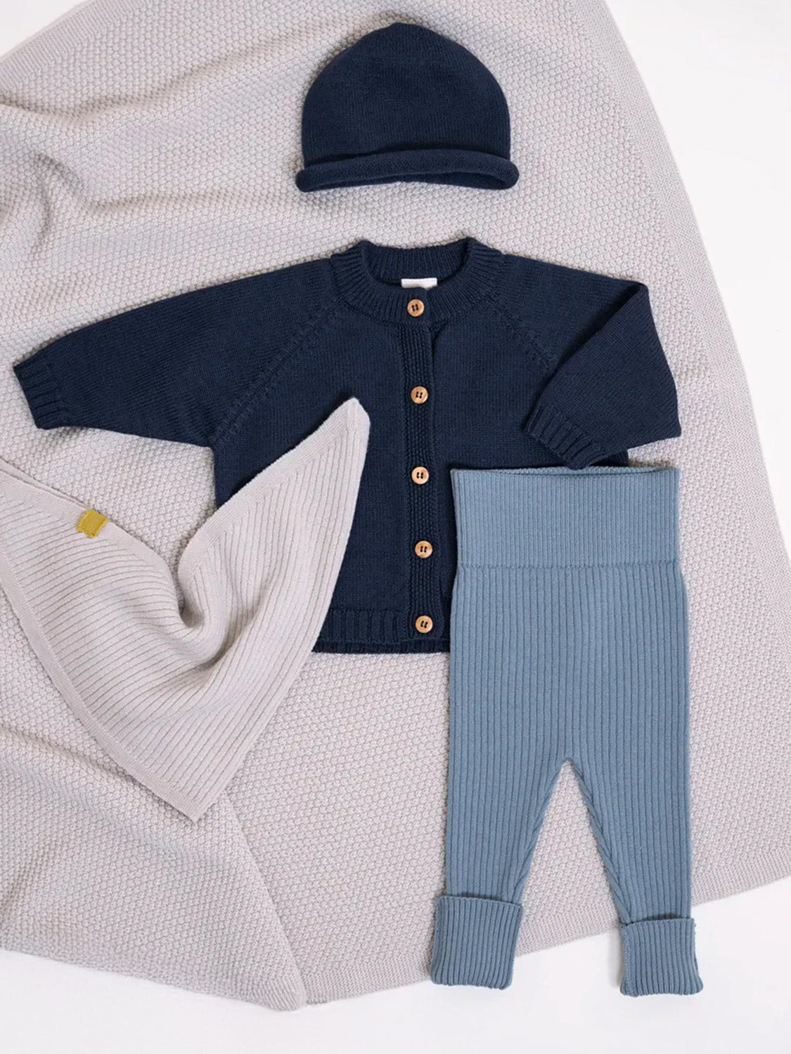 THE WOOLLY LEGGINGS - blue