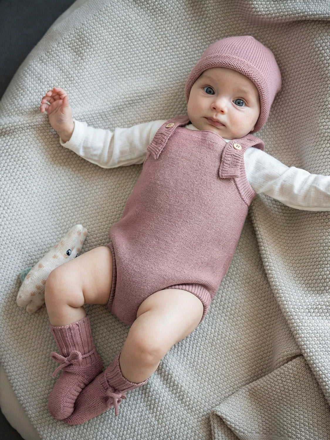 THE WOOLLY HAT - rose