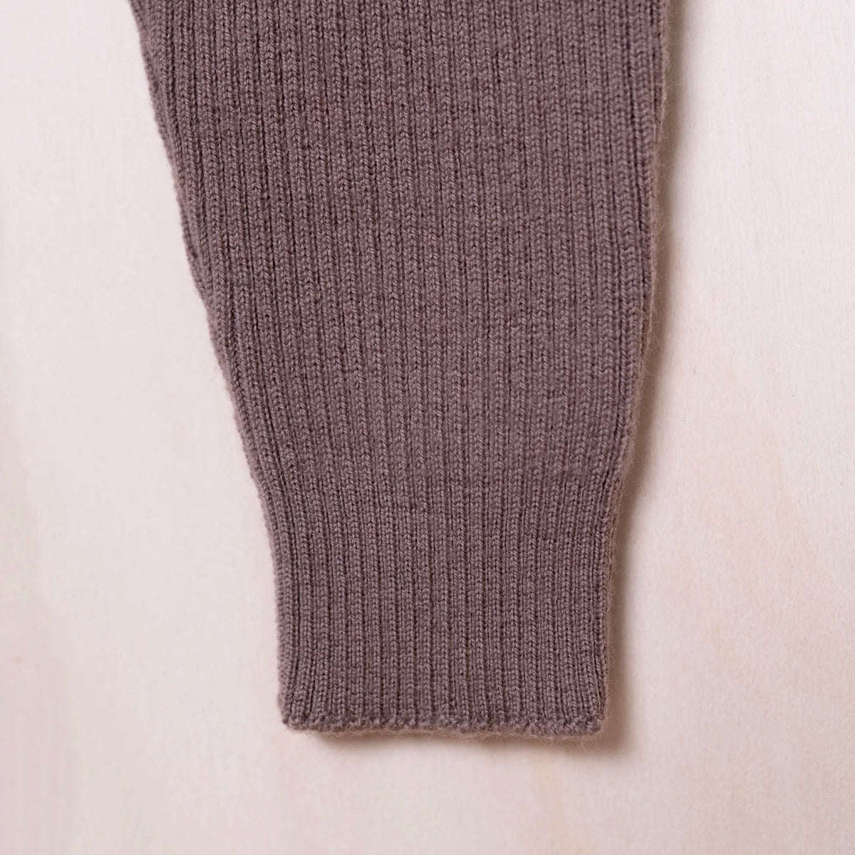 THE WOOLLY BABY JUMPSUIT - mauve