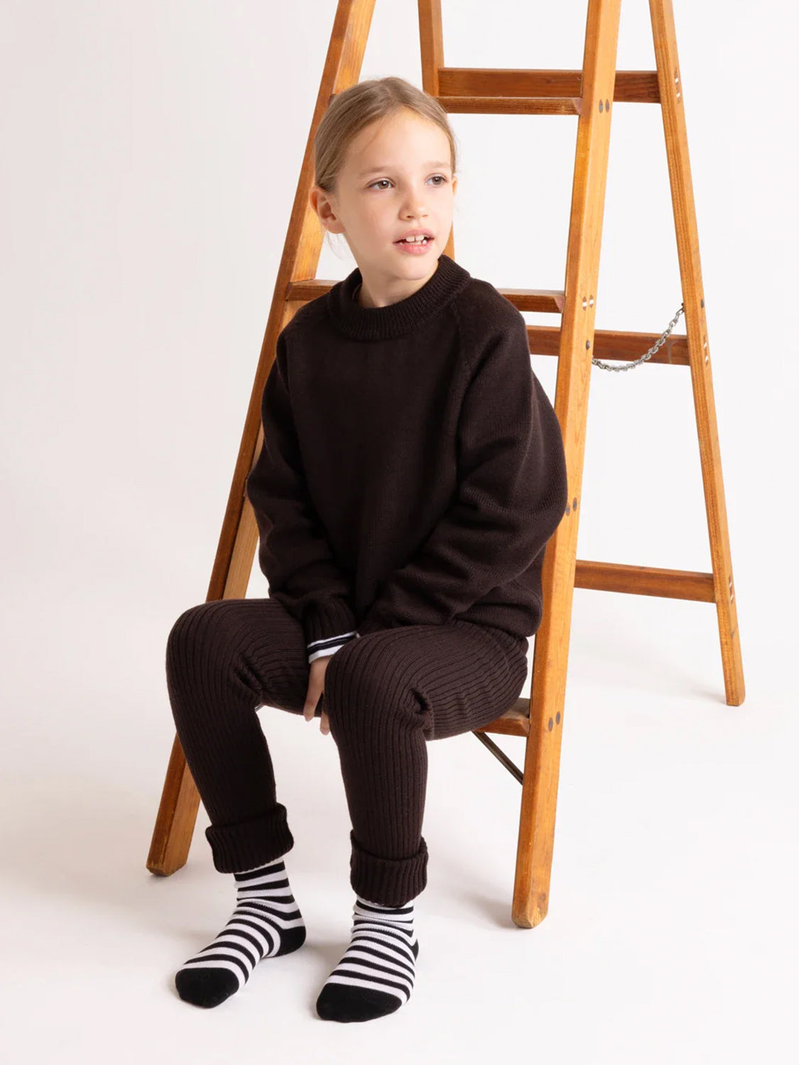 THE WOOLLY LEGGINGS - chocolate