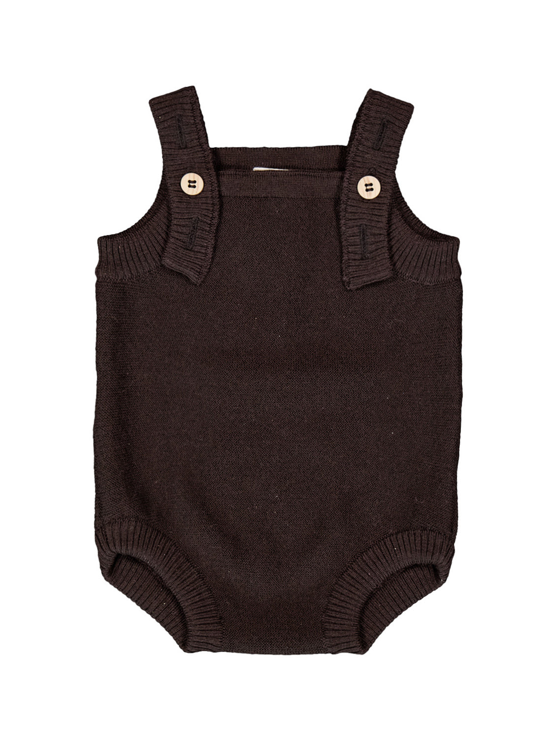 THE WOOLLY ROMPER - chocolate