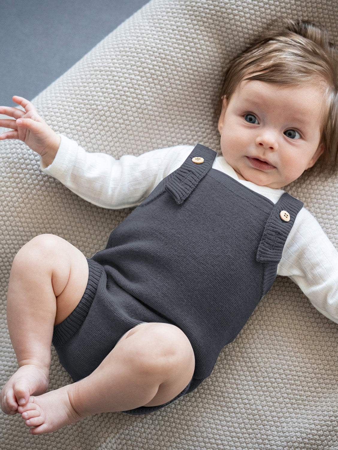 THE WOOLLY ROMPER - grey