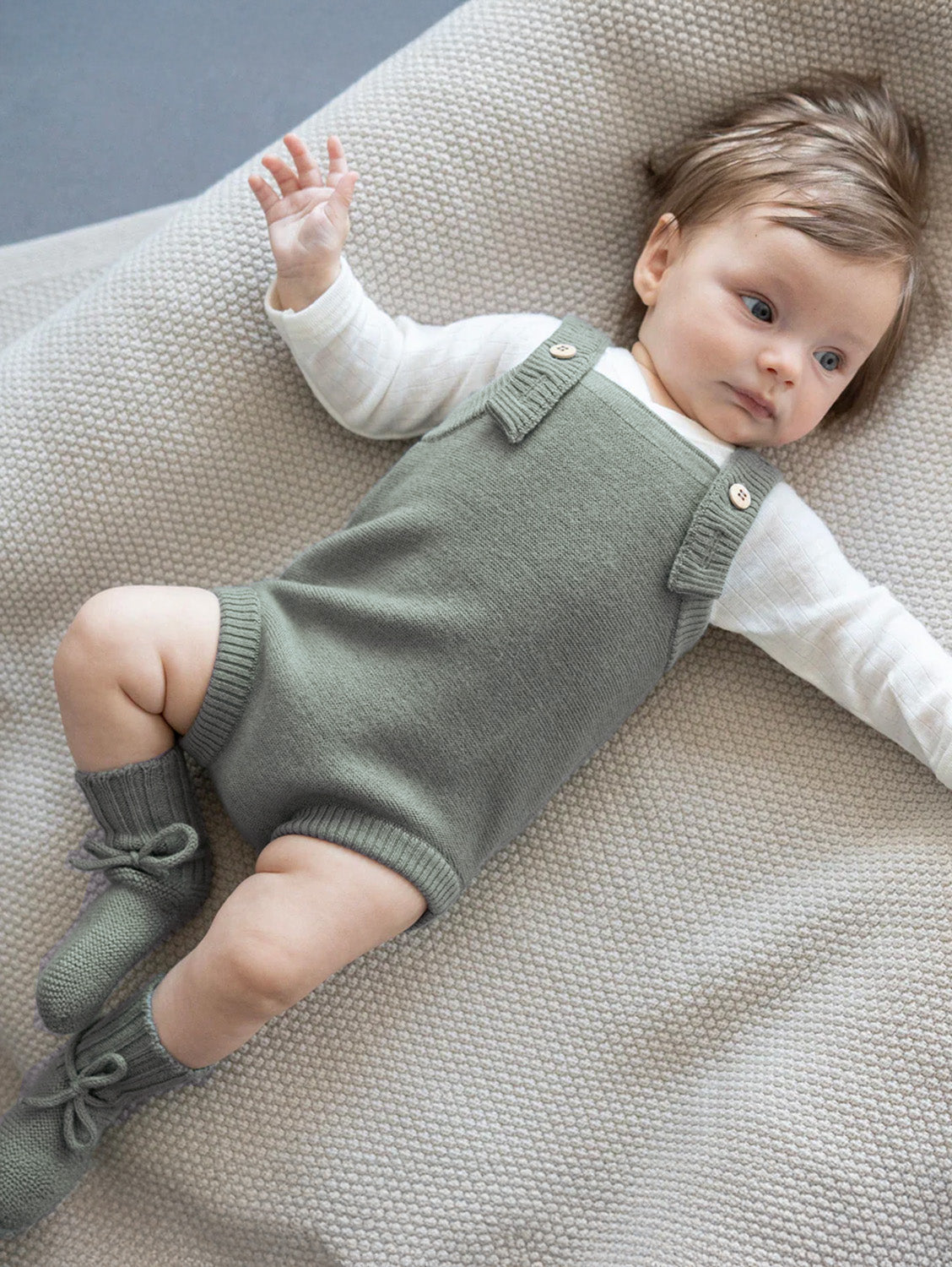 THE WOOLLY ROMPER - sage