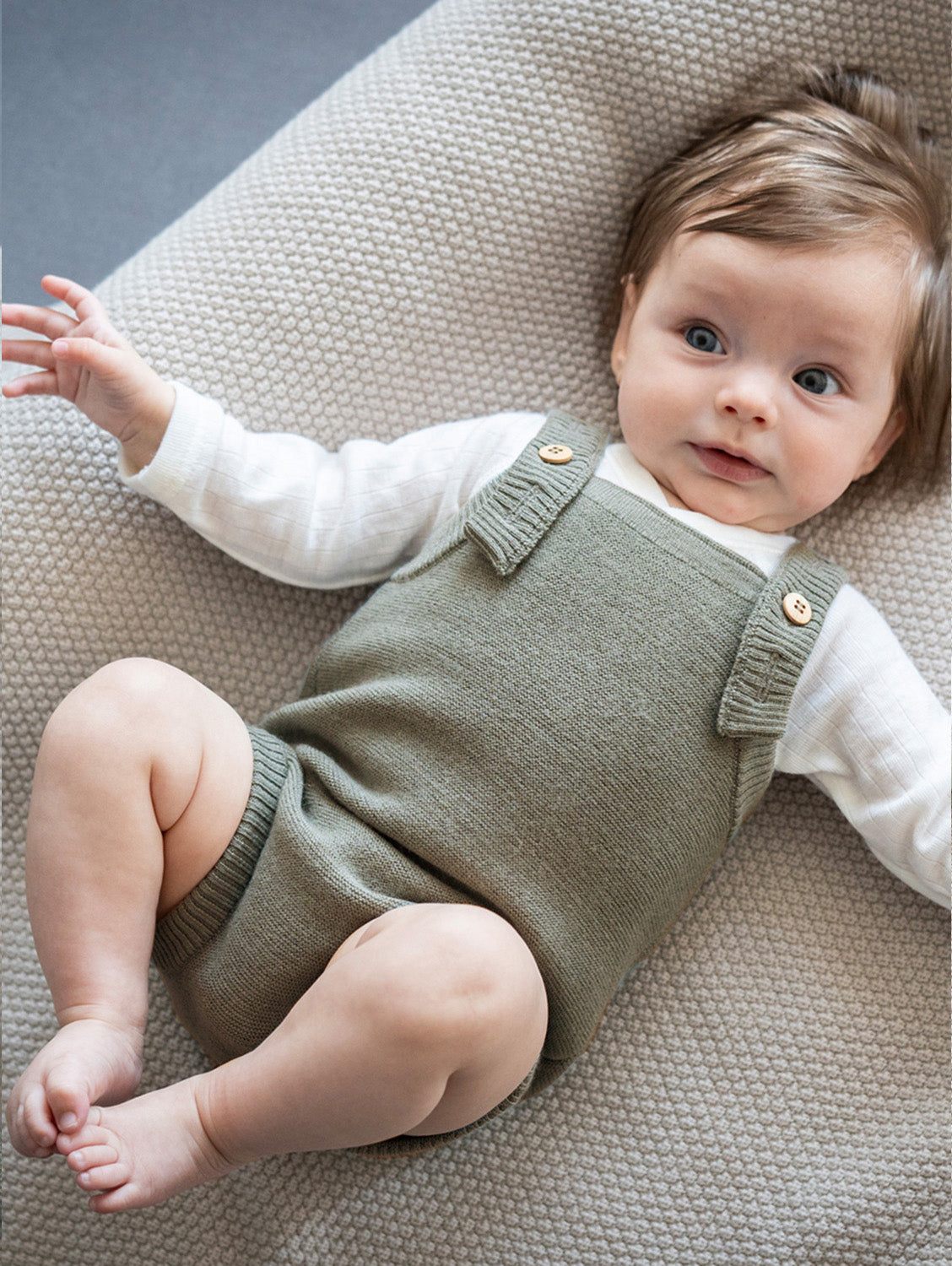 THE WOOLLY ROMPER - sage