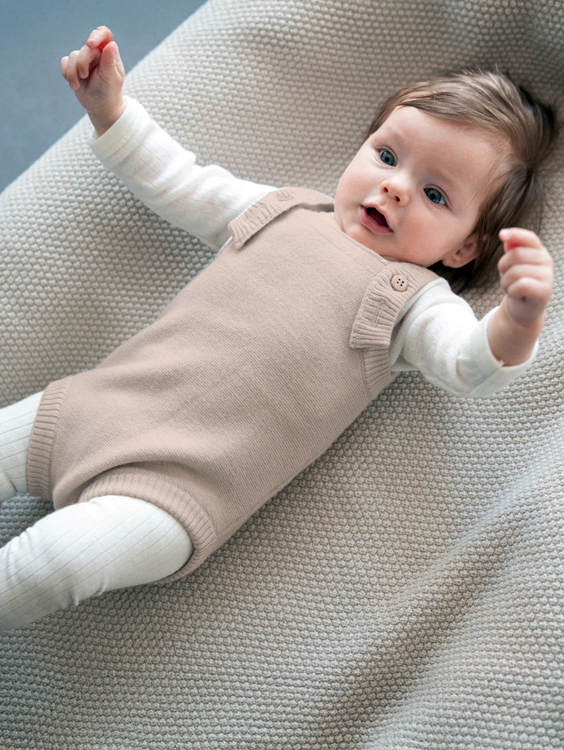 THE WOOLLY ROMPER - sand