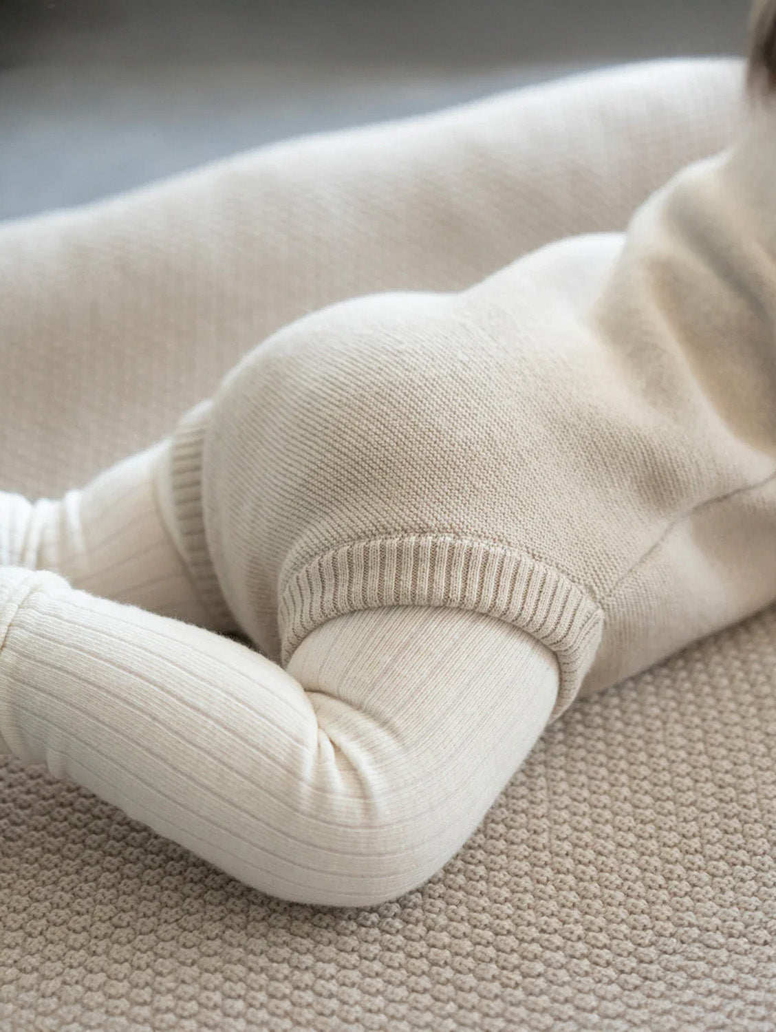 THE WOOLLY ROMPER - sand