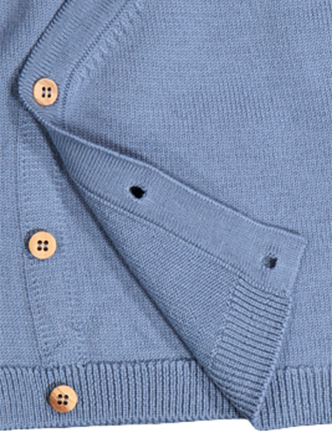 THE WOOLLY BABY JACKET - blue