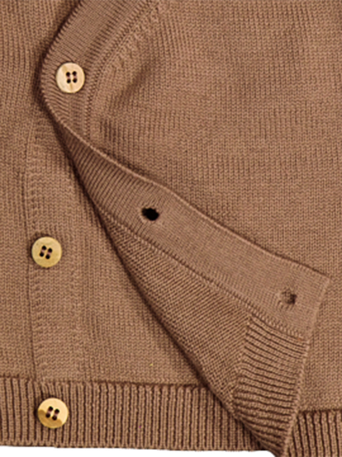 THE WOOLLY BABY JACKET - camel