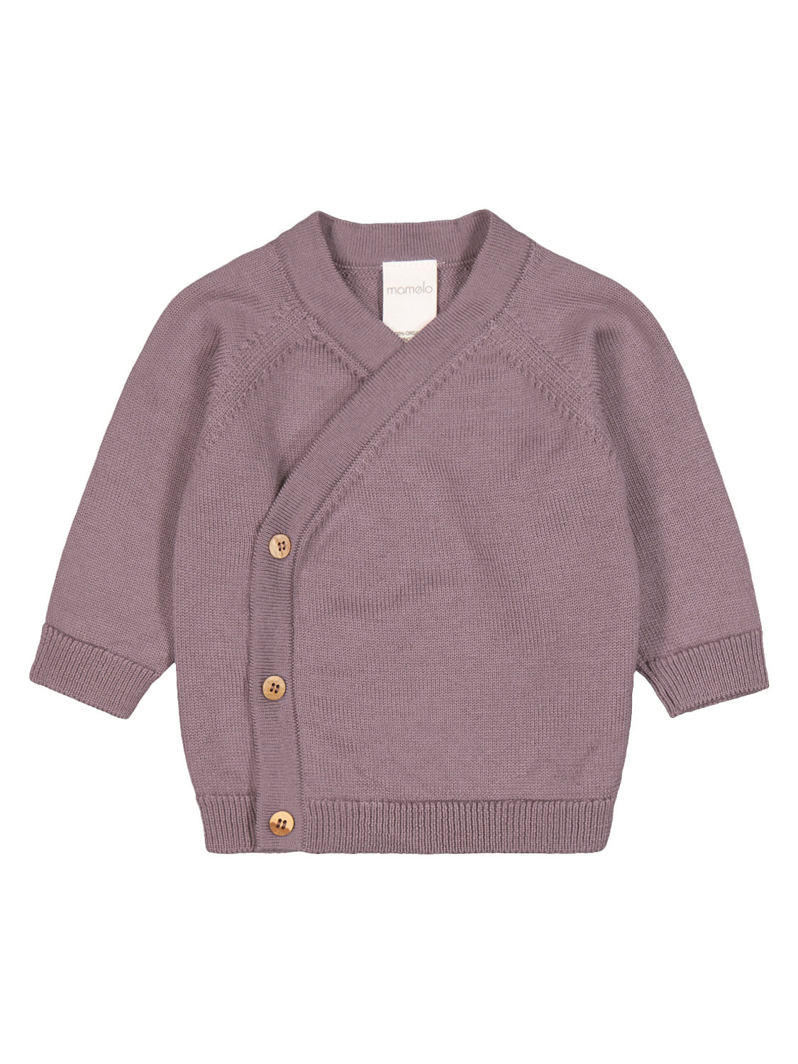 THE WOOLLY BABY JACKET - mauve