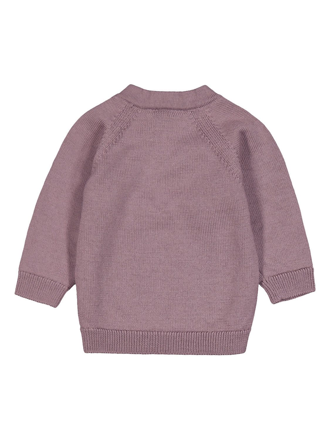 THE WOOLLY BABY JACKET - mauve