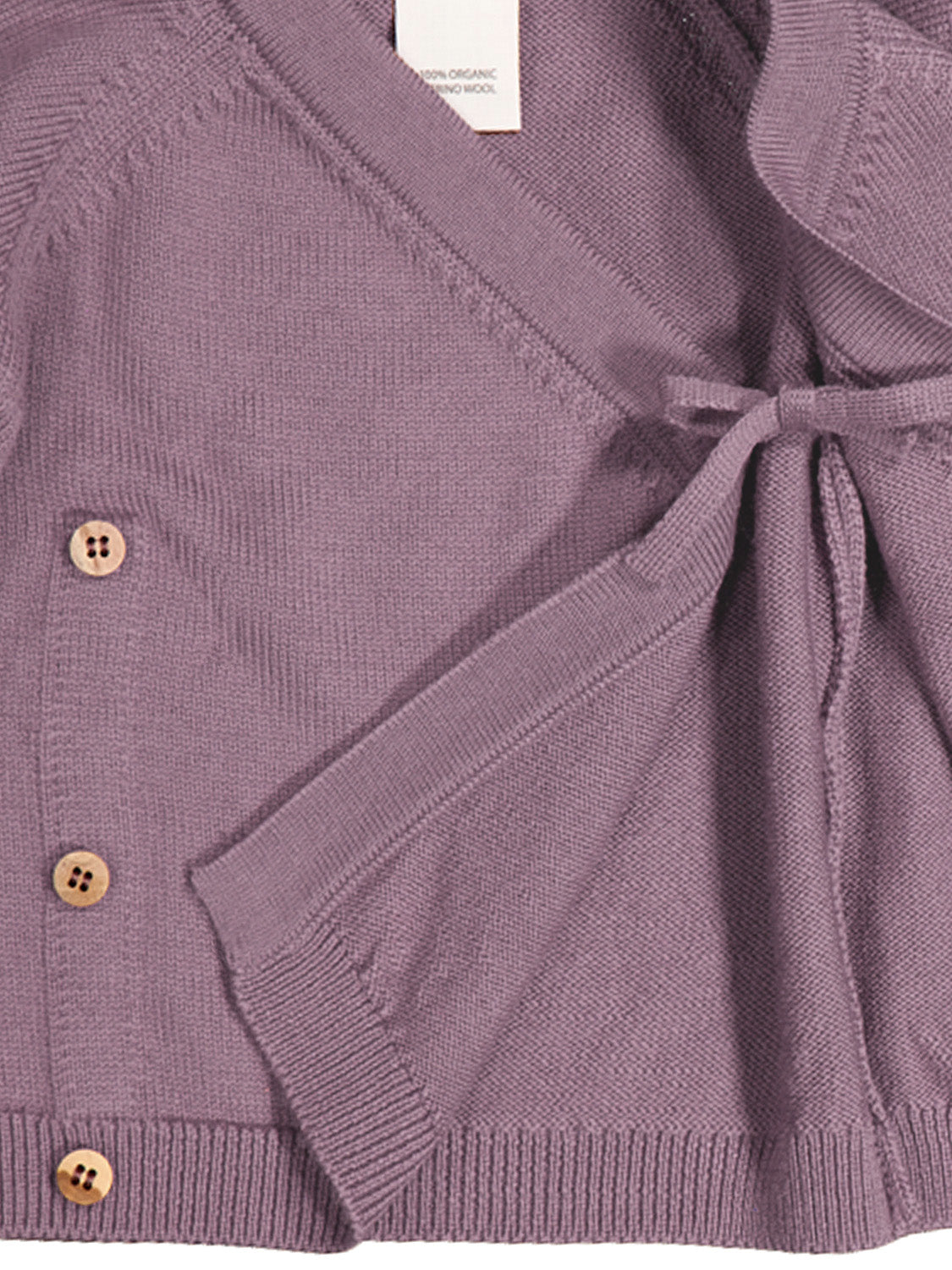 THE WOOLLY BABY JACKET - mauve