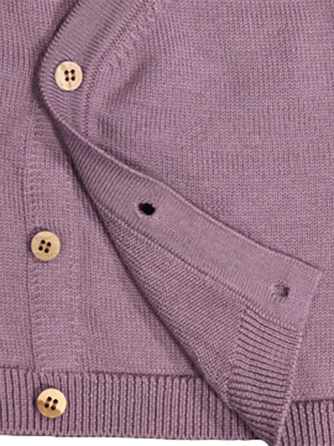 THE WOOLLY BABY JACKET - mauve