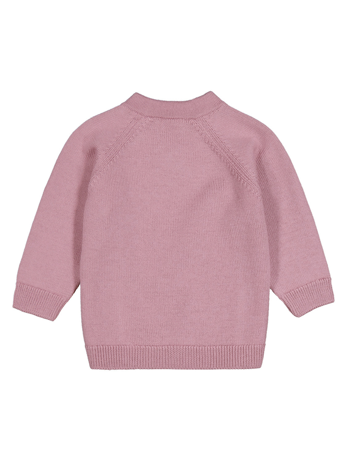 THE WOOLLY BABY JACKET - rose