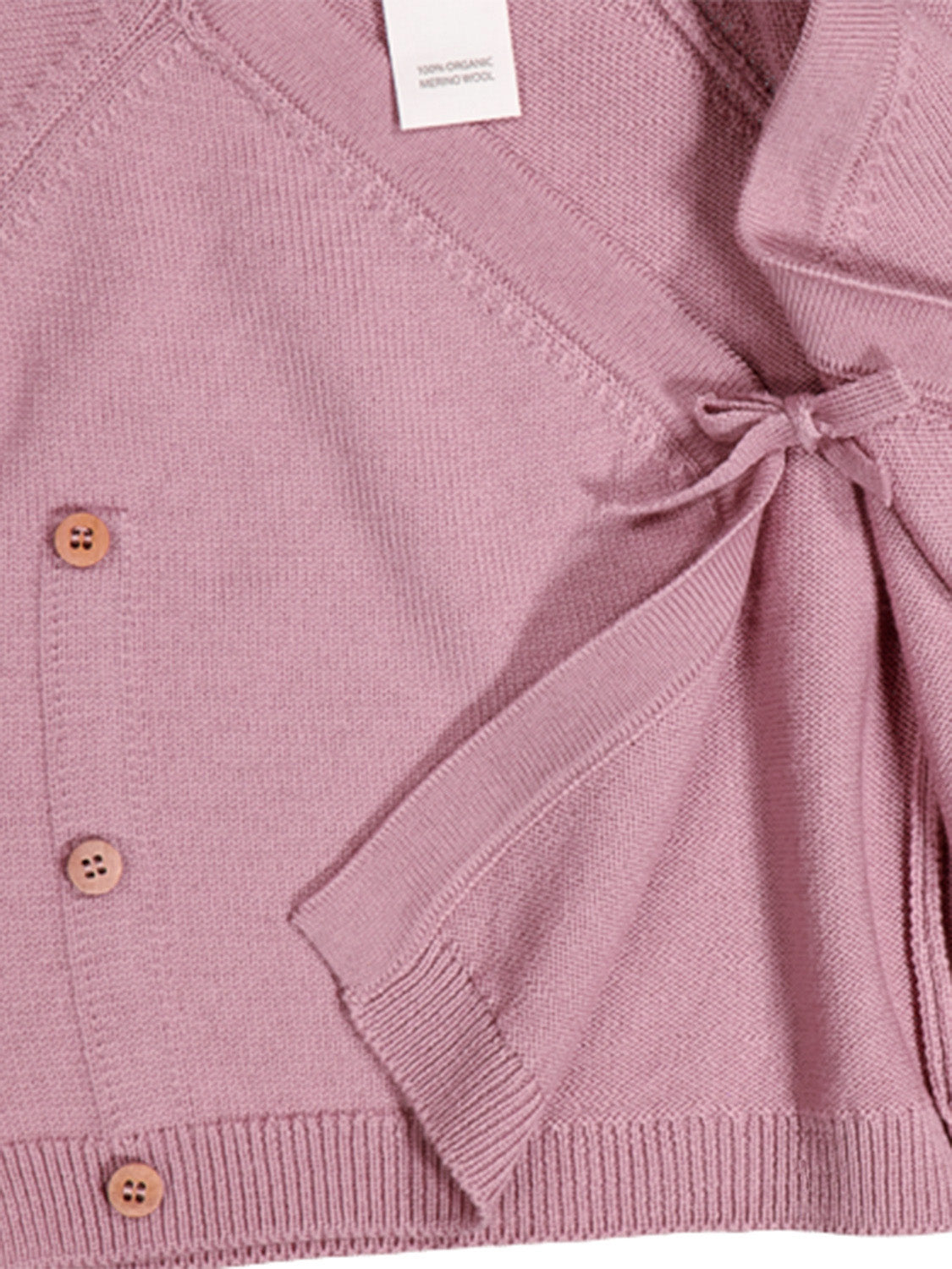 THE WOOLLY BABY JACKET - rose