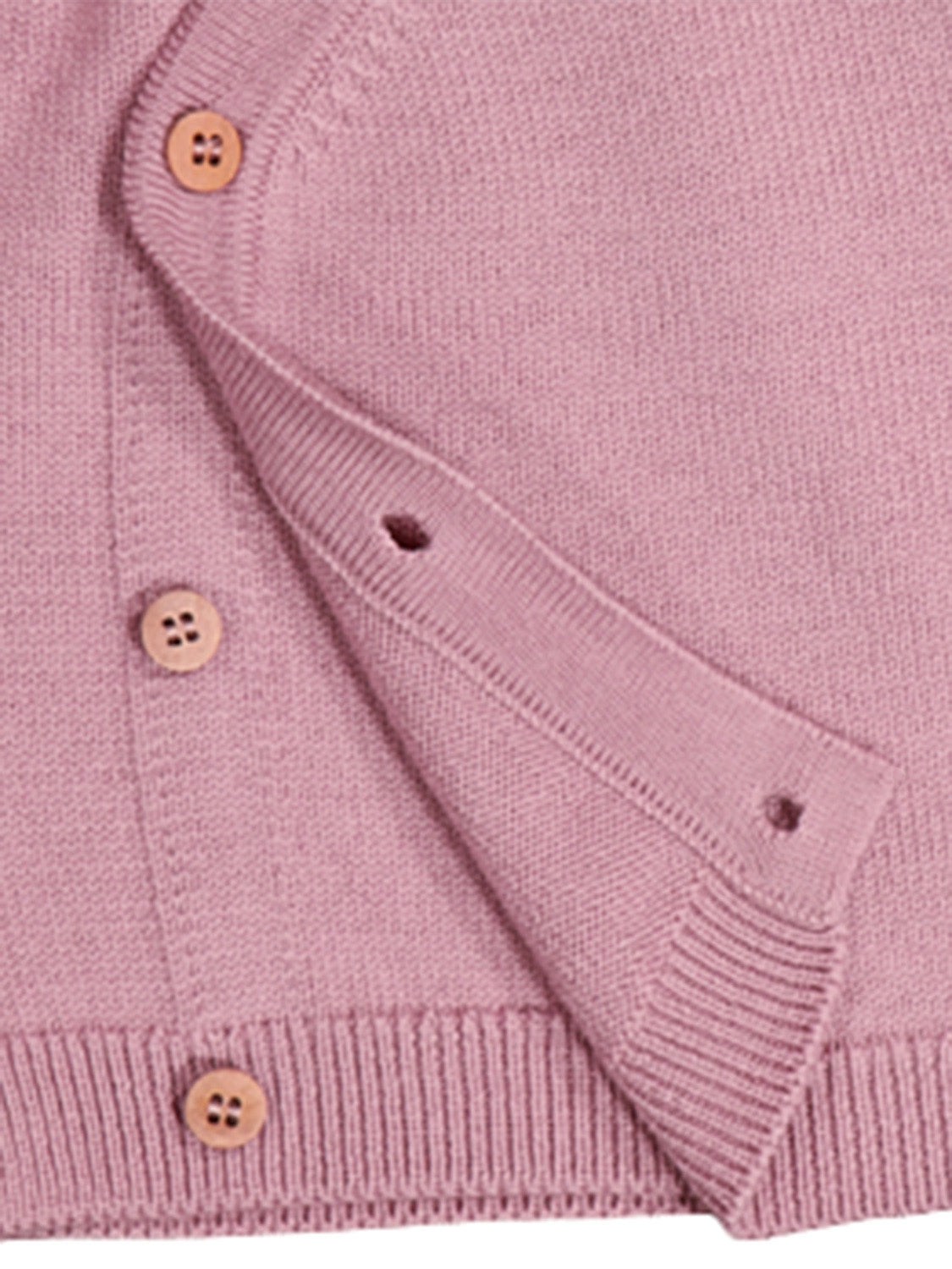 THE WOOLLY BABY JACKET - rose
