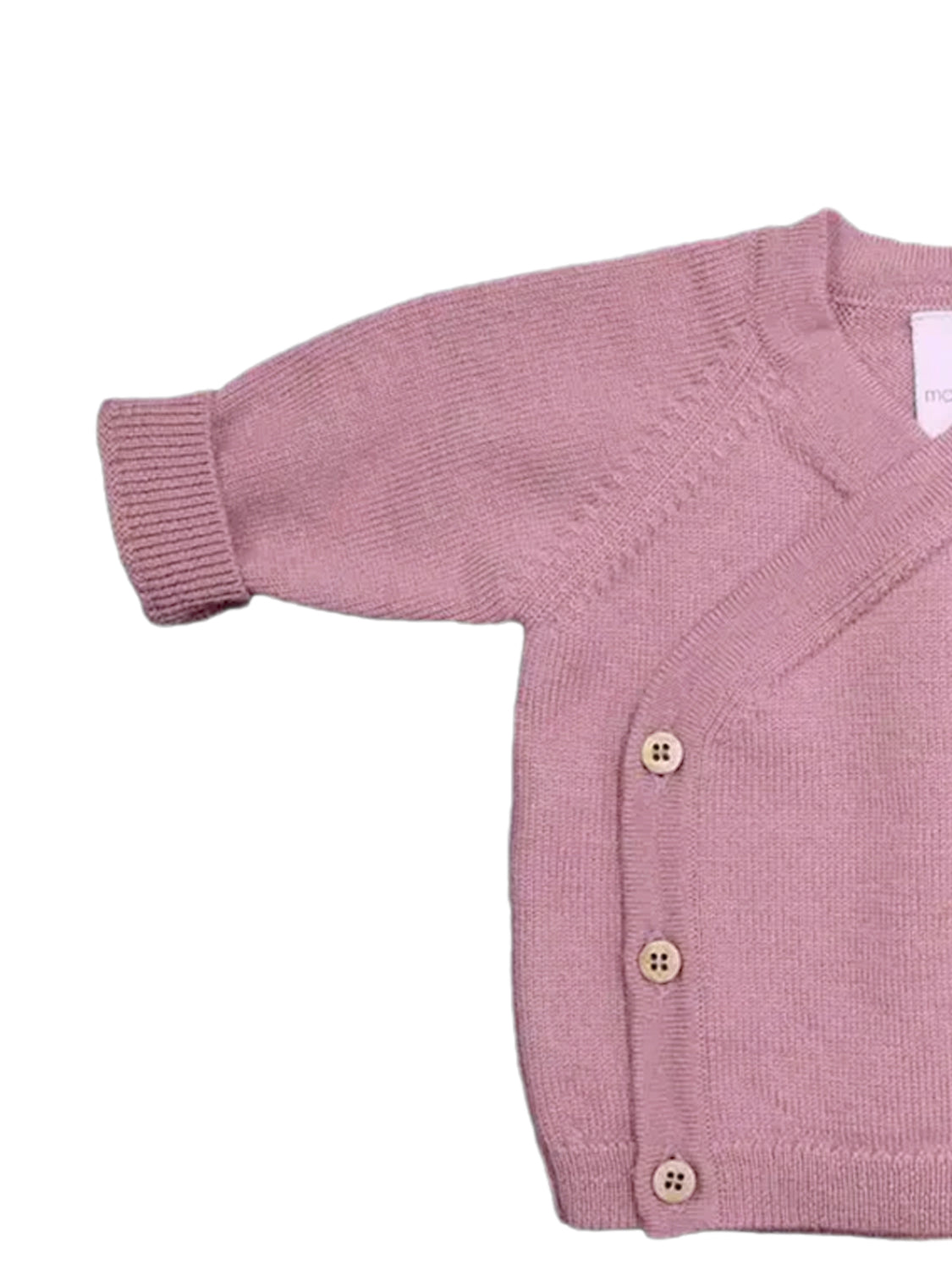 THE WOOLLY BABY JACKET - rose