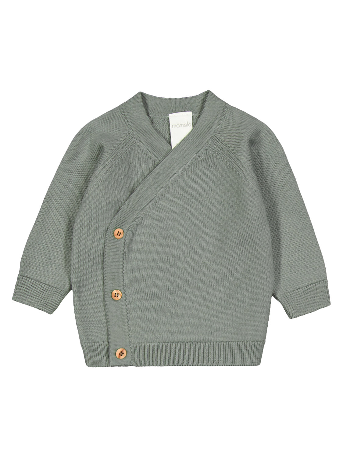 THE WOOLLY BABY JACKET - sage