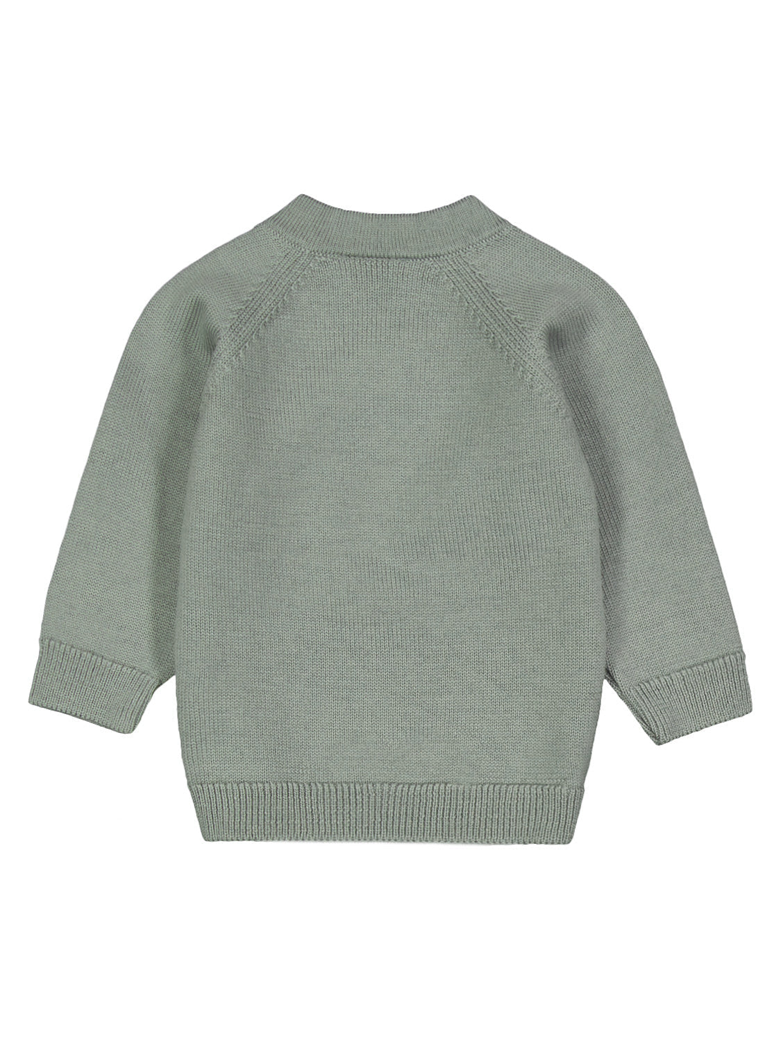 THE WOOLLY BABY JACKET - sage