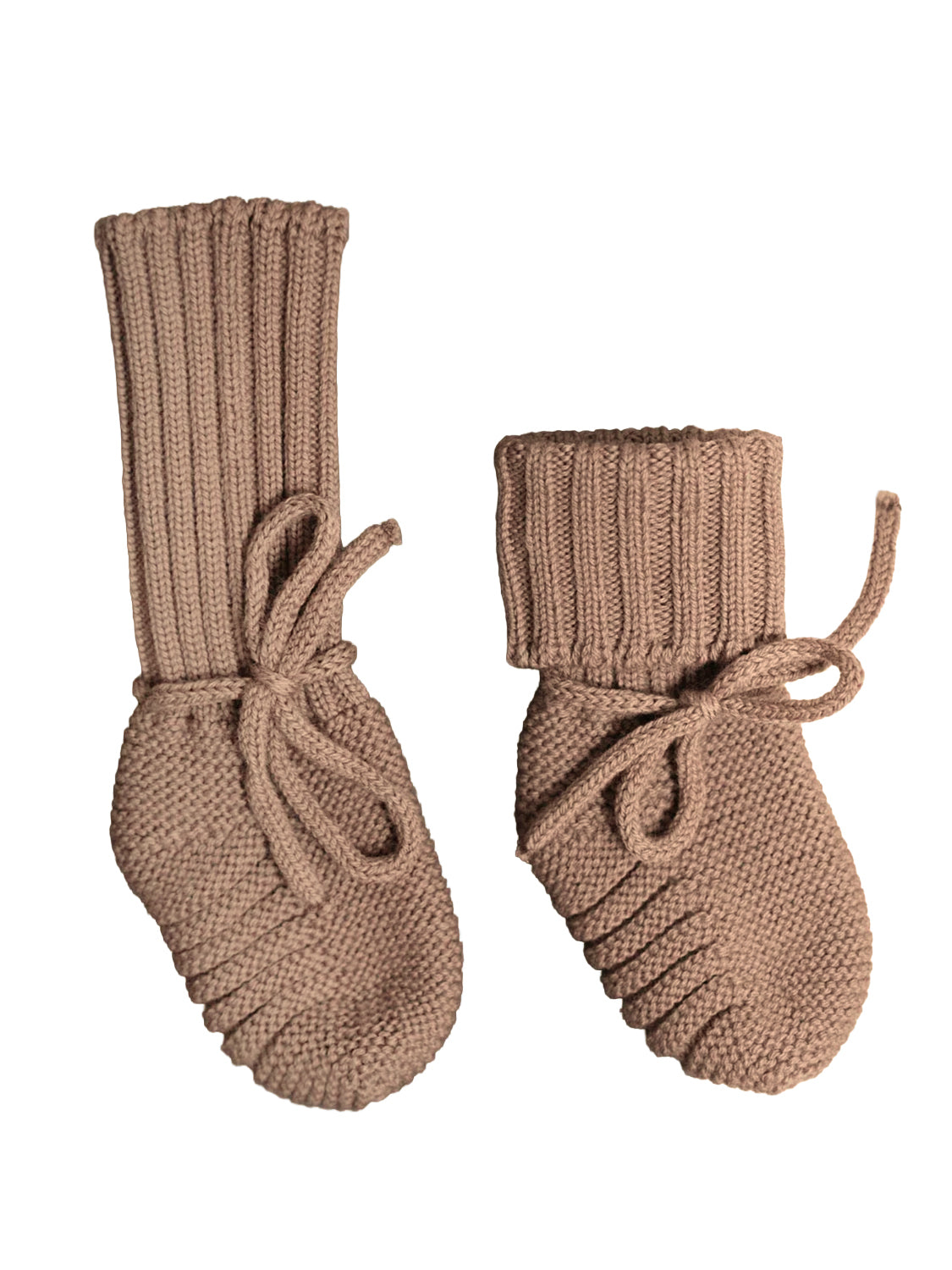 THE WOOLLY BABY BOOTIE - camel
