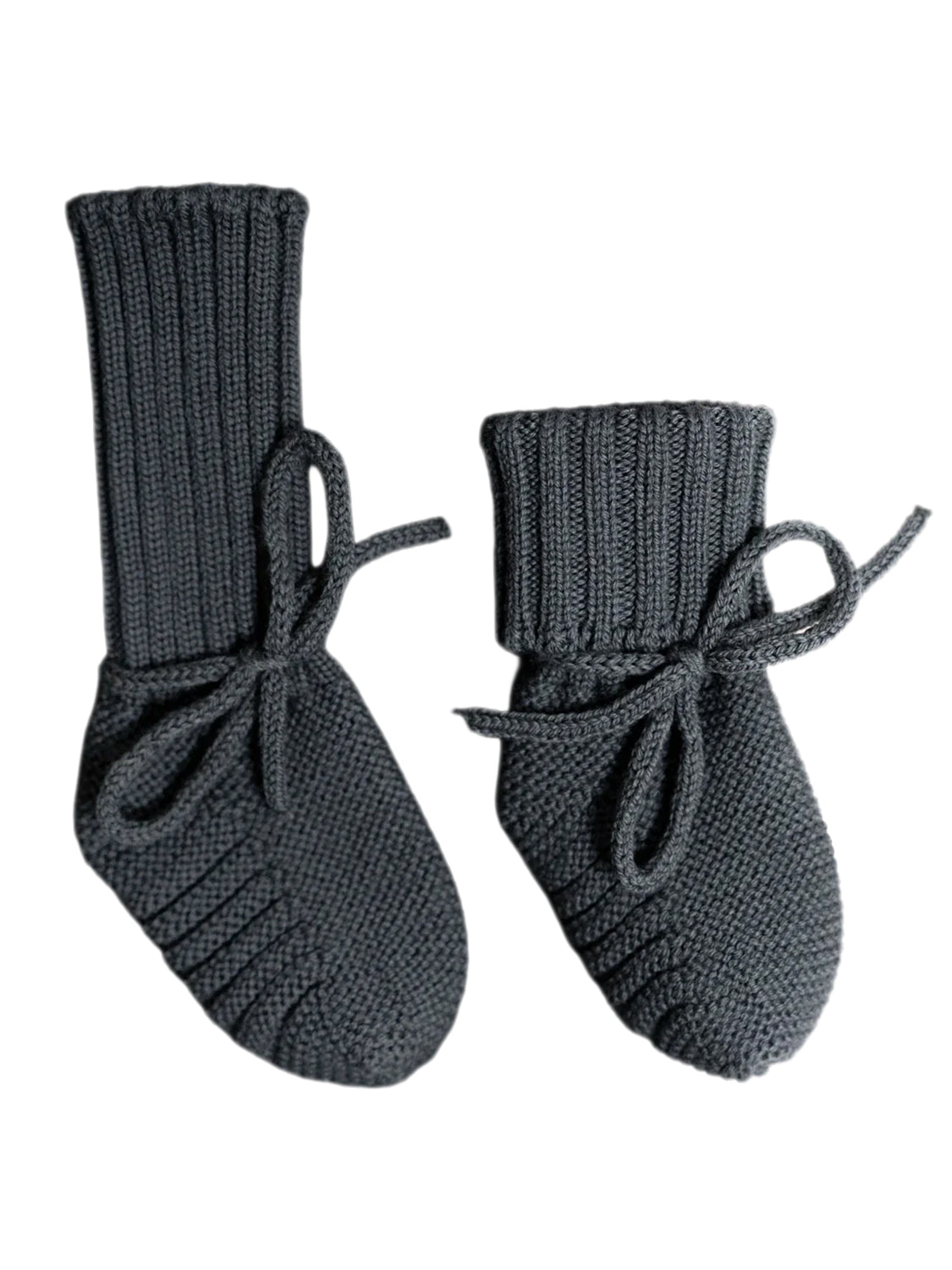 THE WOOLLY BABY BOOTIE - grey