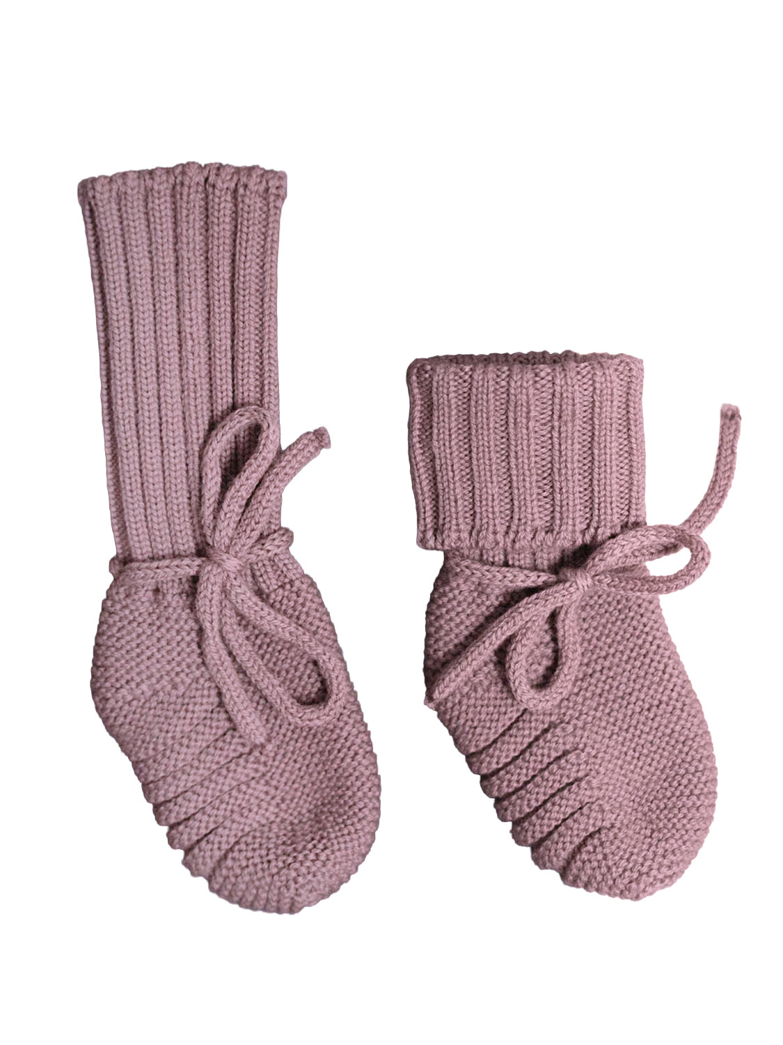 THE WOOLLY BABY BOOTIE - rose