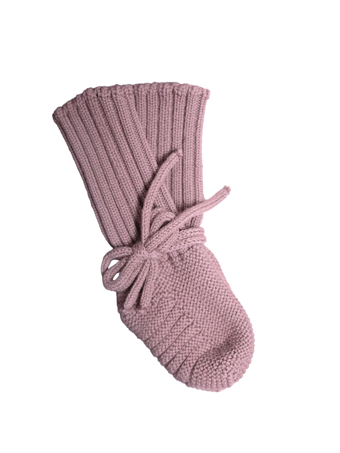 THE WOOLLY BABY BOOTIE - rose