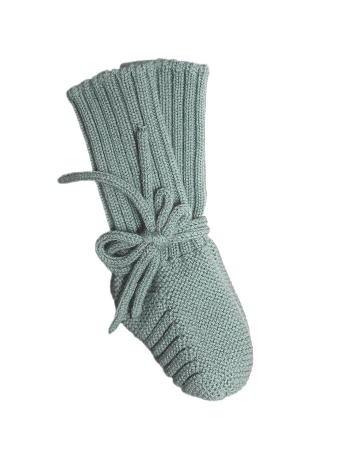 THE WOOLLY BABY BOOTIE - sage