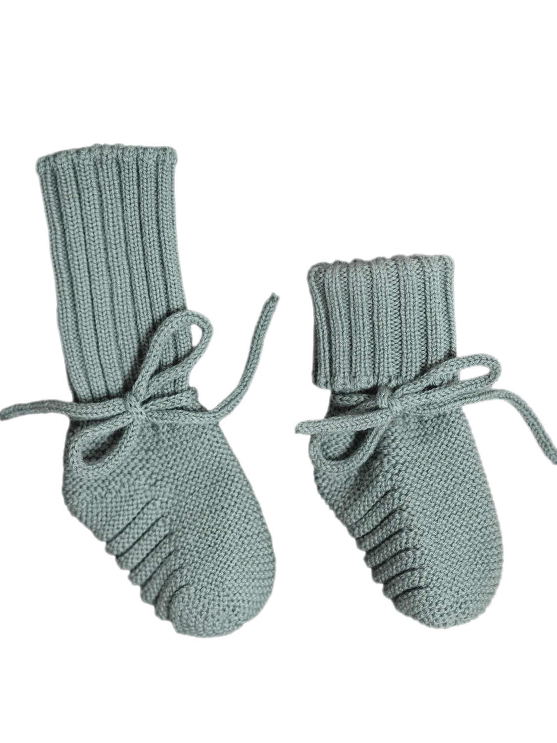 THE WOOLLY BABY BOOTIE - sage