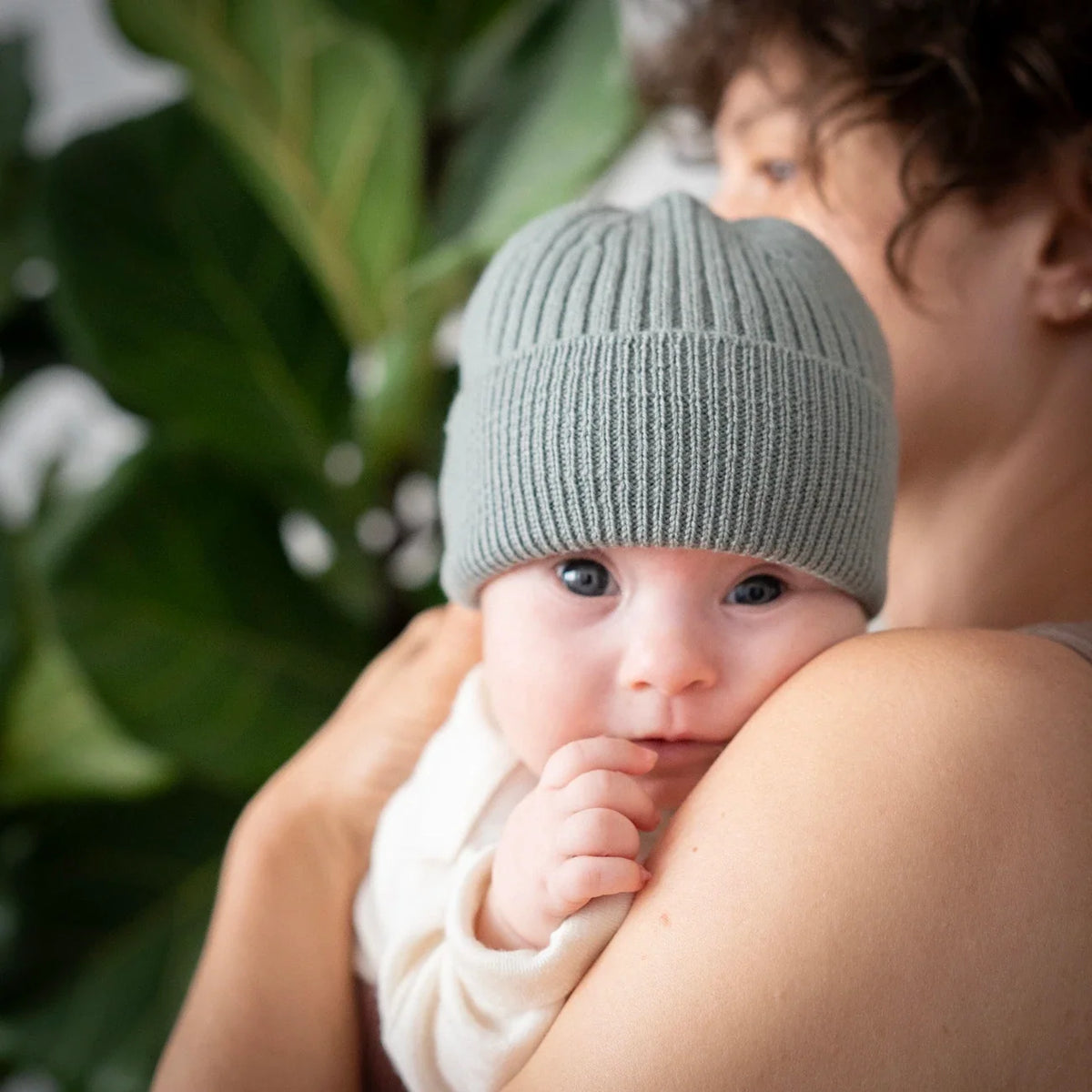 THE WOOLLY BEANIE - cloud grey