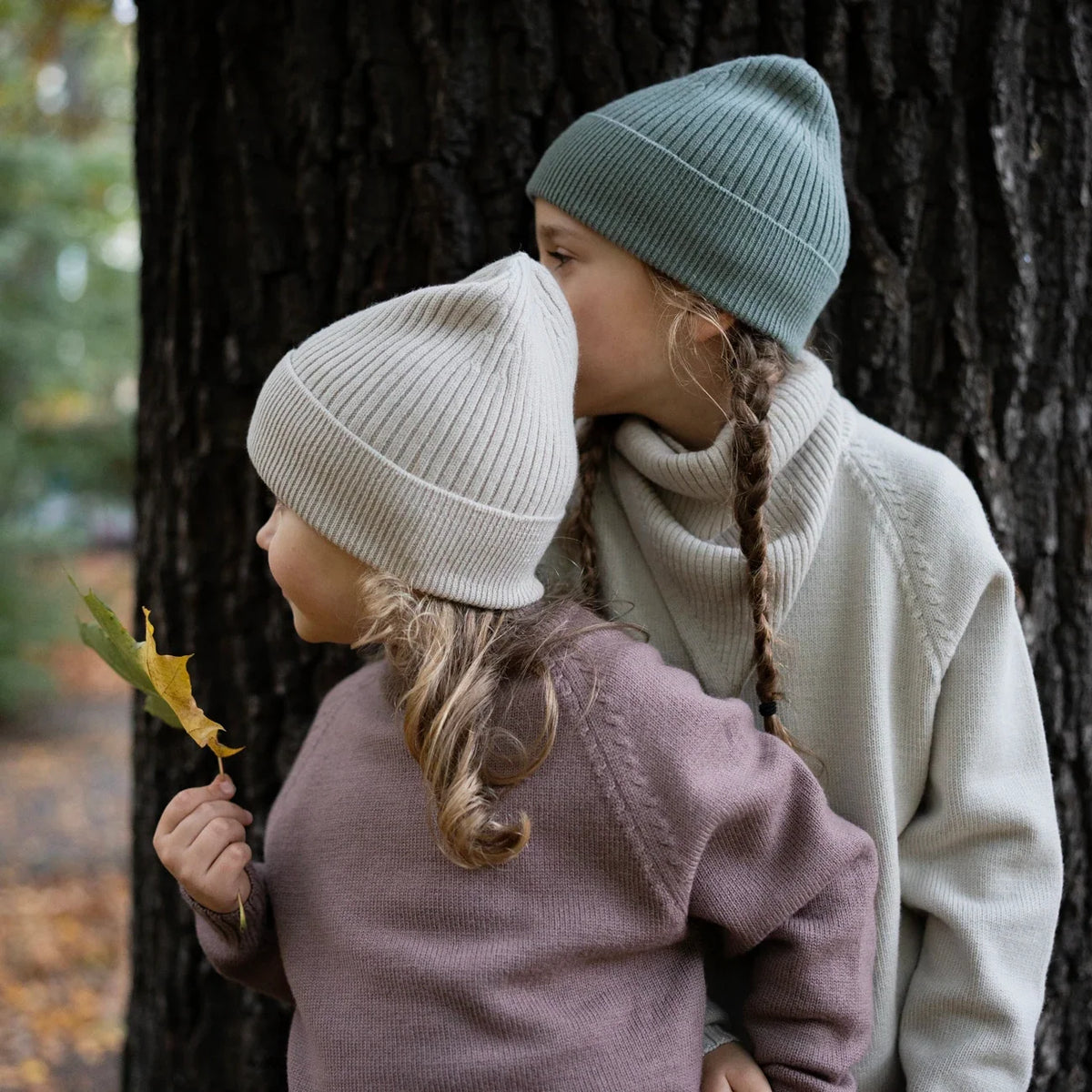 THE WOOLLY BEANIE - cloud grey