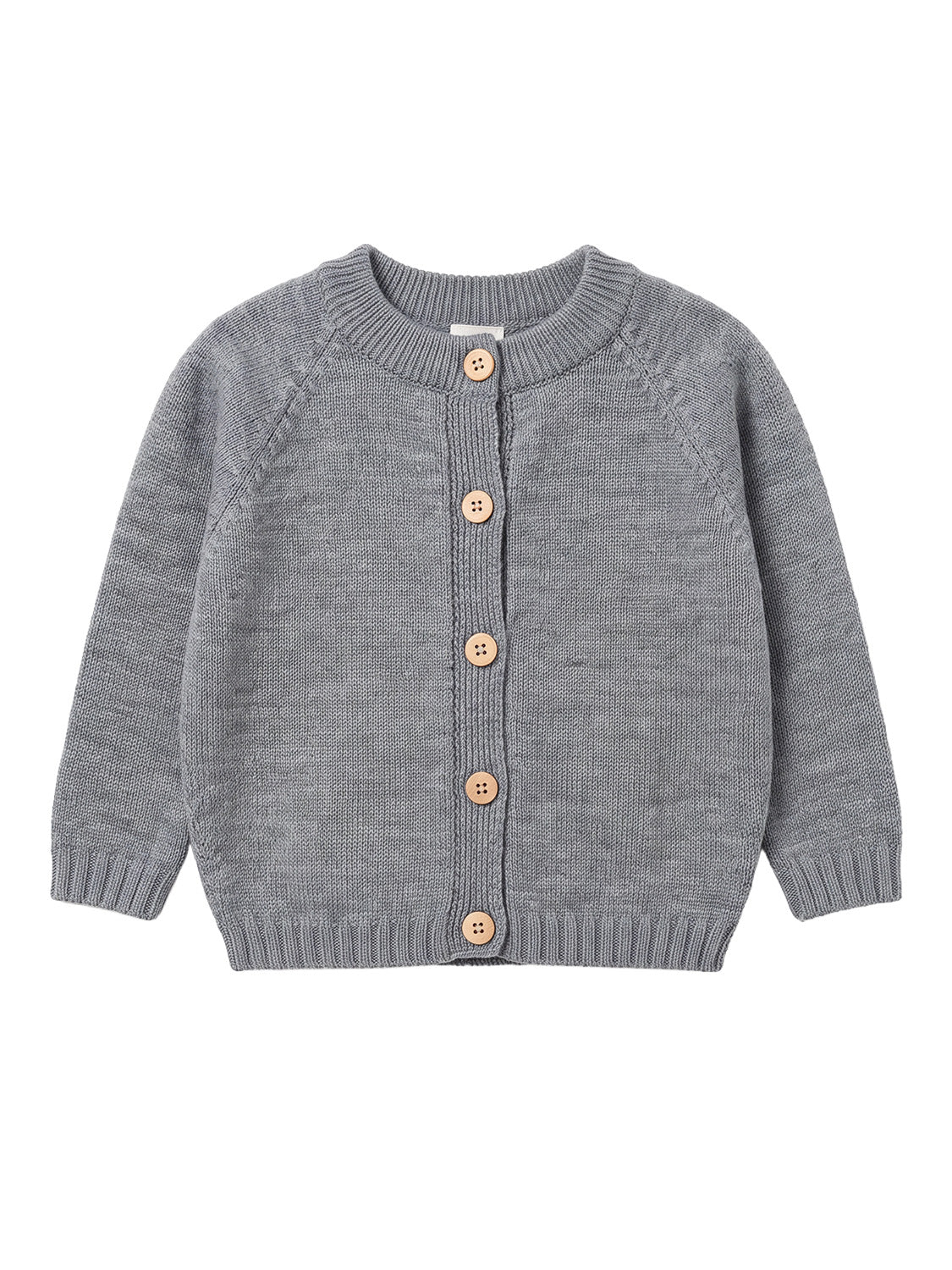 The Woolly Cardigan Cloud Grey