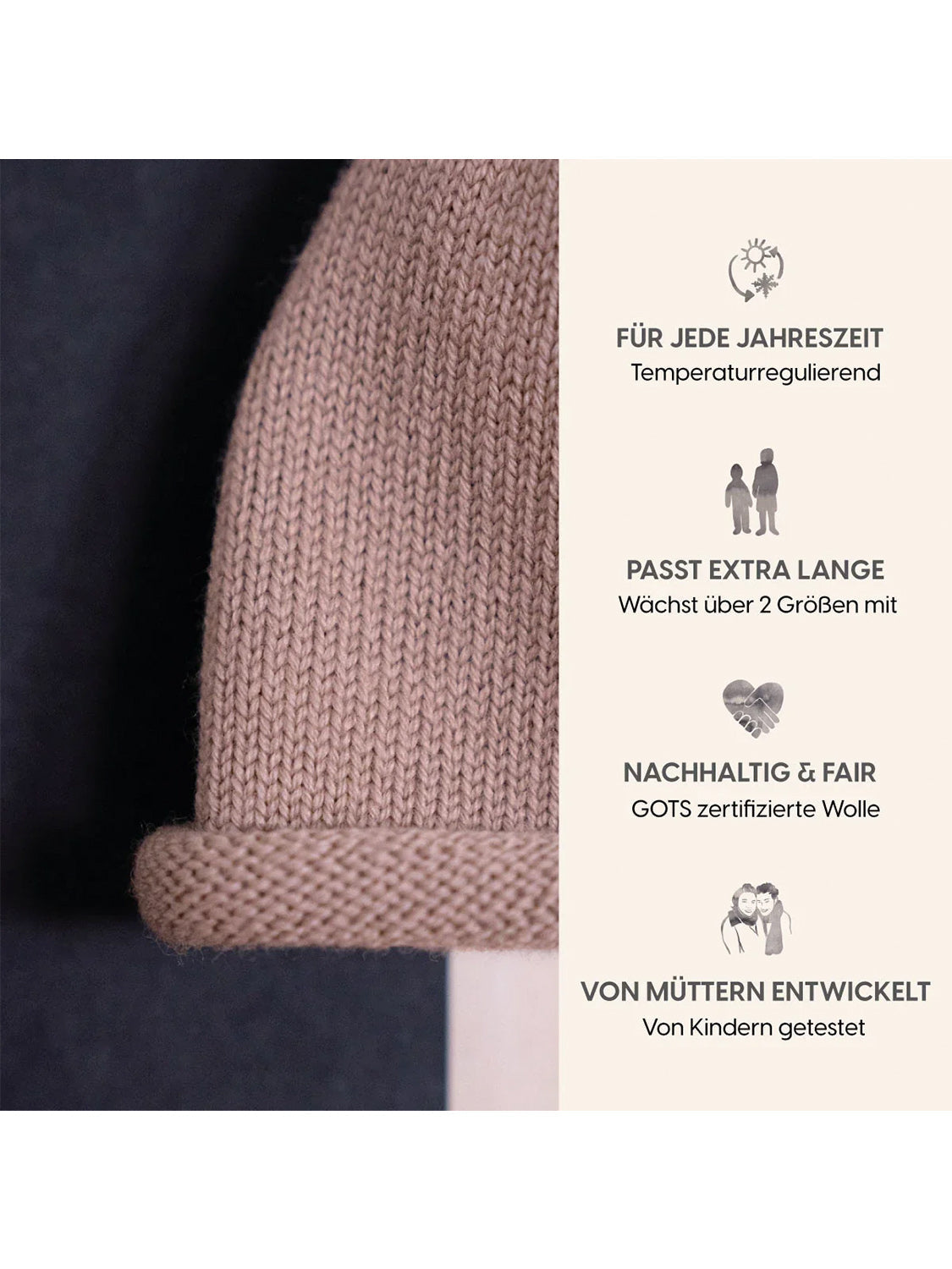 THE WOOLLY HAT - cappuccino