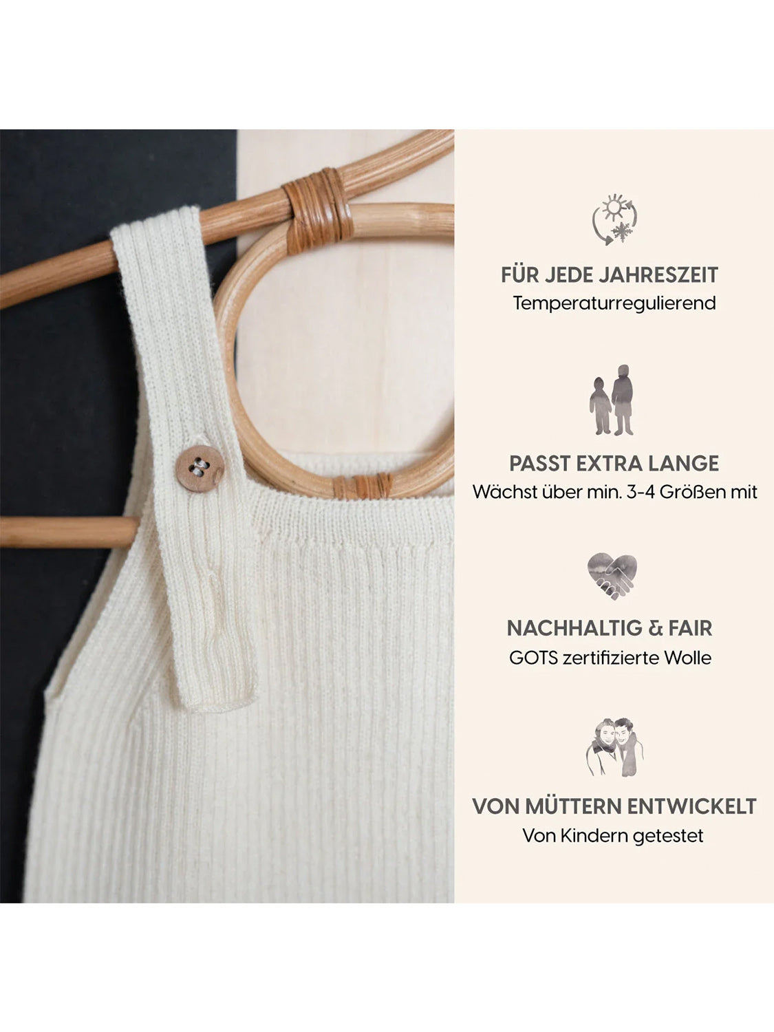 THE WOOLLY JUMPSUIT - pure