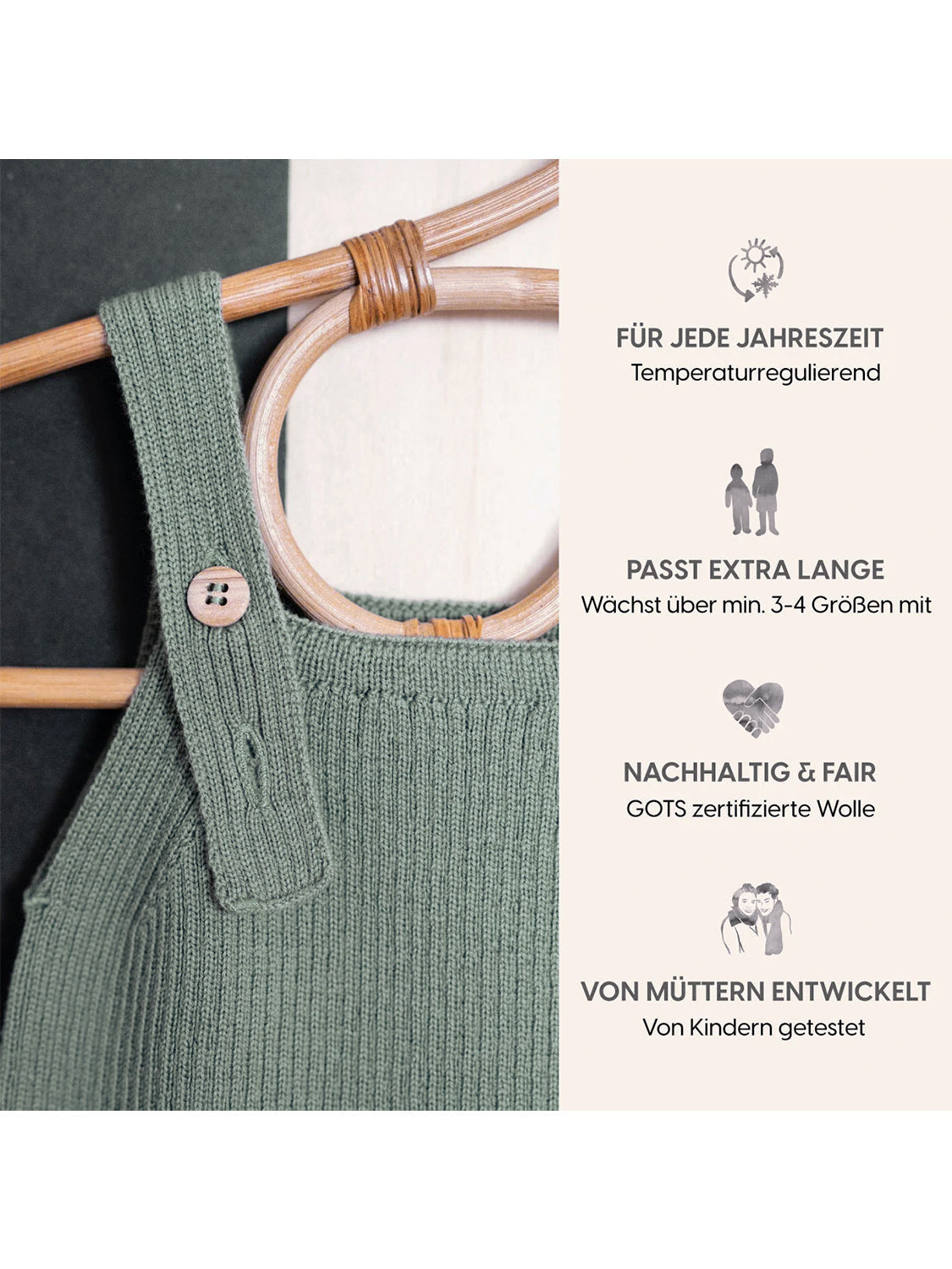 THE WOOLLY JUMPSUIT - sage